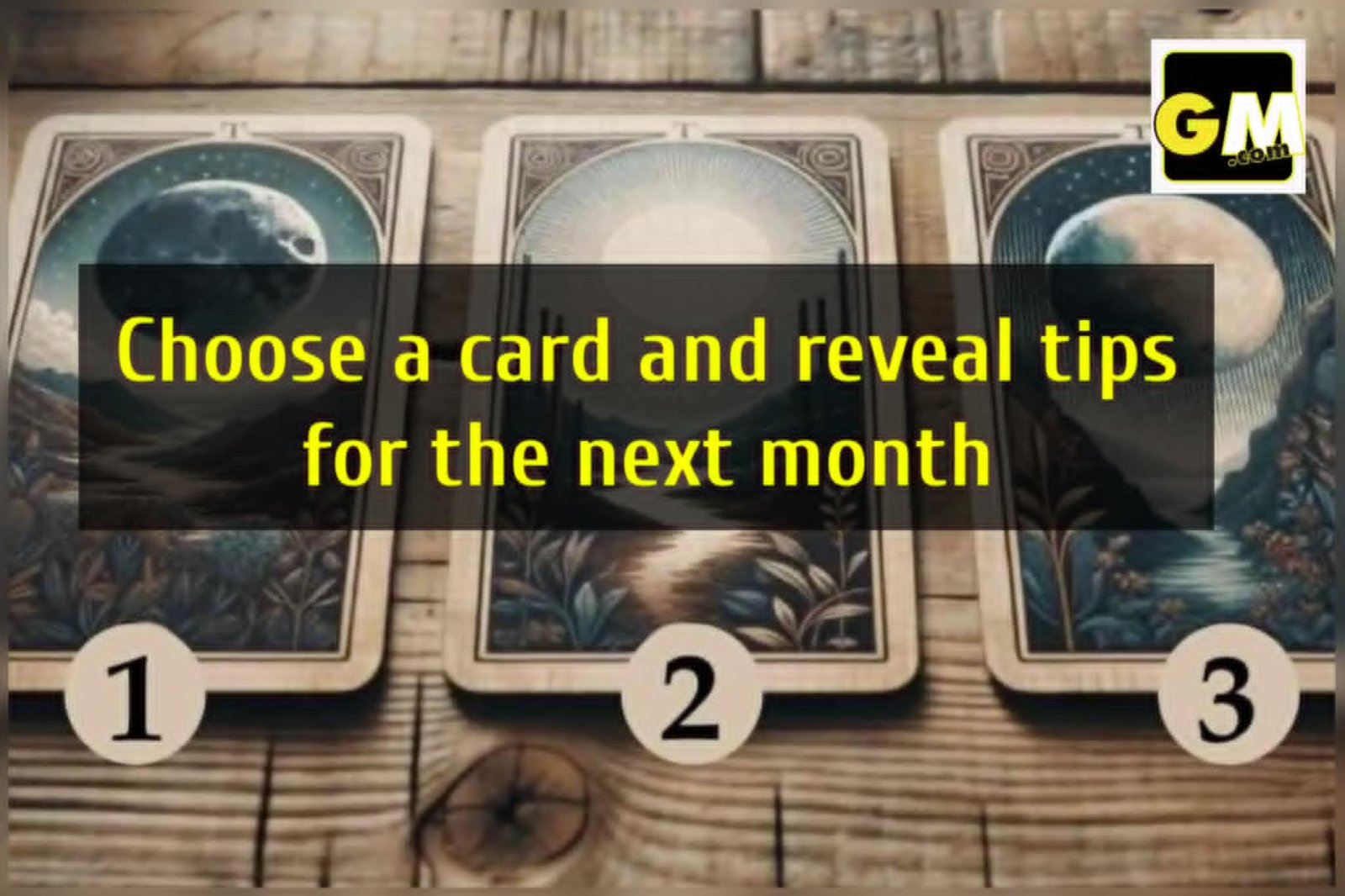 Choose a card and reveal tips for the next month